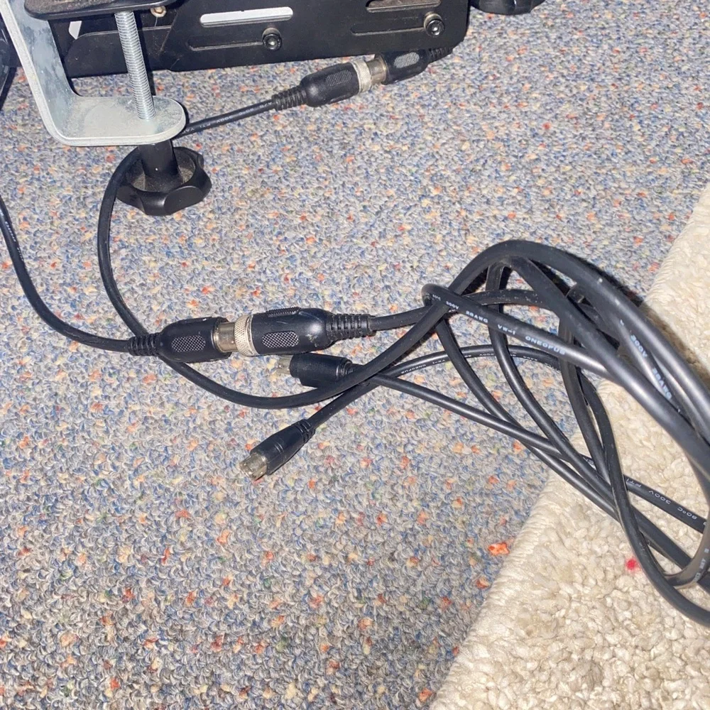 Thrustmaster brake gear shifter cables and clamp - Picture 7 of 9